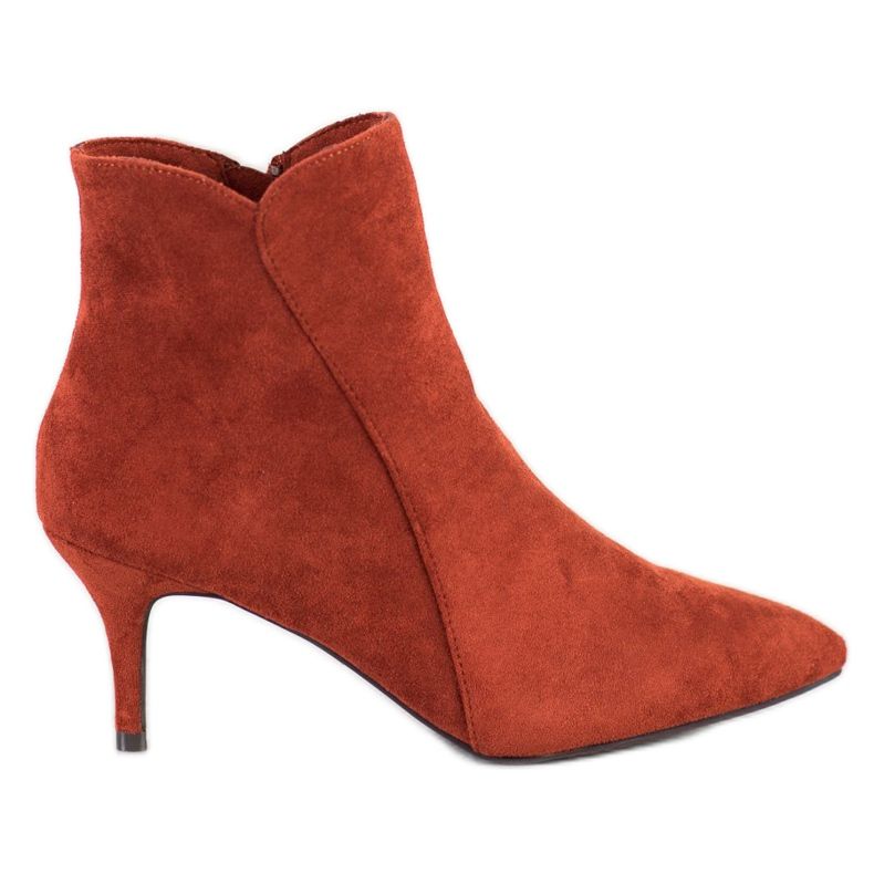 Kylie Mockaskor på hög klack brun orange