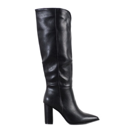 Seastar Eleganta stövlar med ekoläder svart