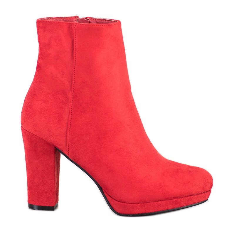 Seastar Stövlar med höga klackar röd