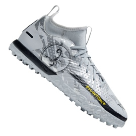 Nike Phantom Gt Academy Df Se Tf Jr DA2289-001 fotbollsskor silver flerfärgad