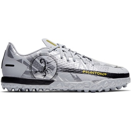 Nike Phantom Gt Scorpion Academy Tf Junior DA2282 001 fotbollsskor silver- silver-