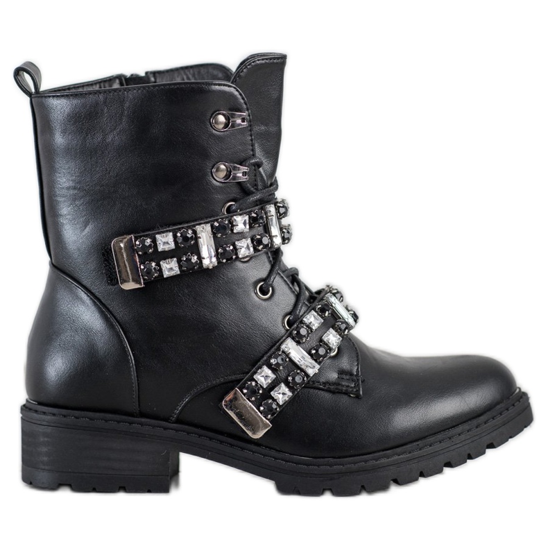 Seastar Snörda arbetare med kristaller svart