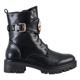 SHELOVET Arbetare Med Guldprydnad svart