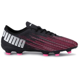 Fotbollsskor Puma Ultra 4.1 FG / AG M 106092 05 svart, svart, rosa svart