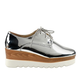 Slip-on silverskor med GF-FD9 dubbar silver-