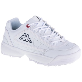 Kappa Rave Nc Skor W 242782-1010 vit