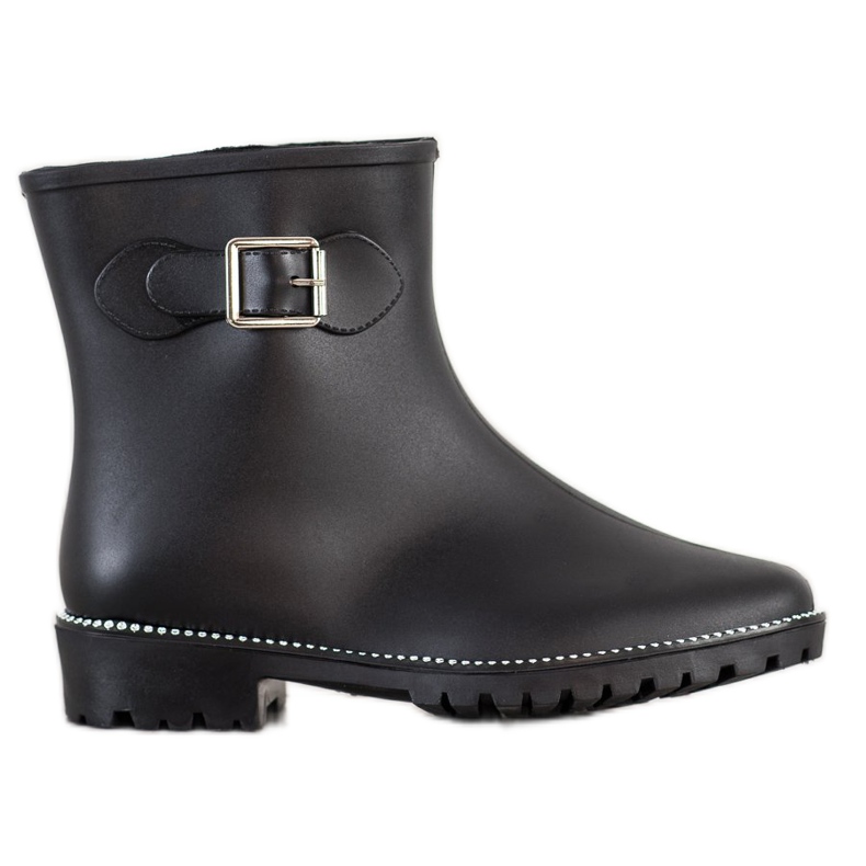 SHELOVET Galoscher Med Cubic Zirconia svart