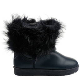 Blå Loneflar -isolerade stövlar marinblå