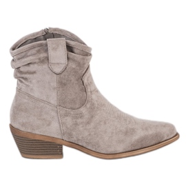 Cm Paris Cowboystövlar i mocka beige