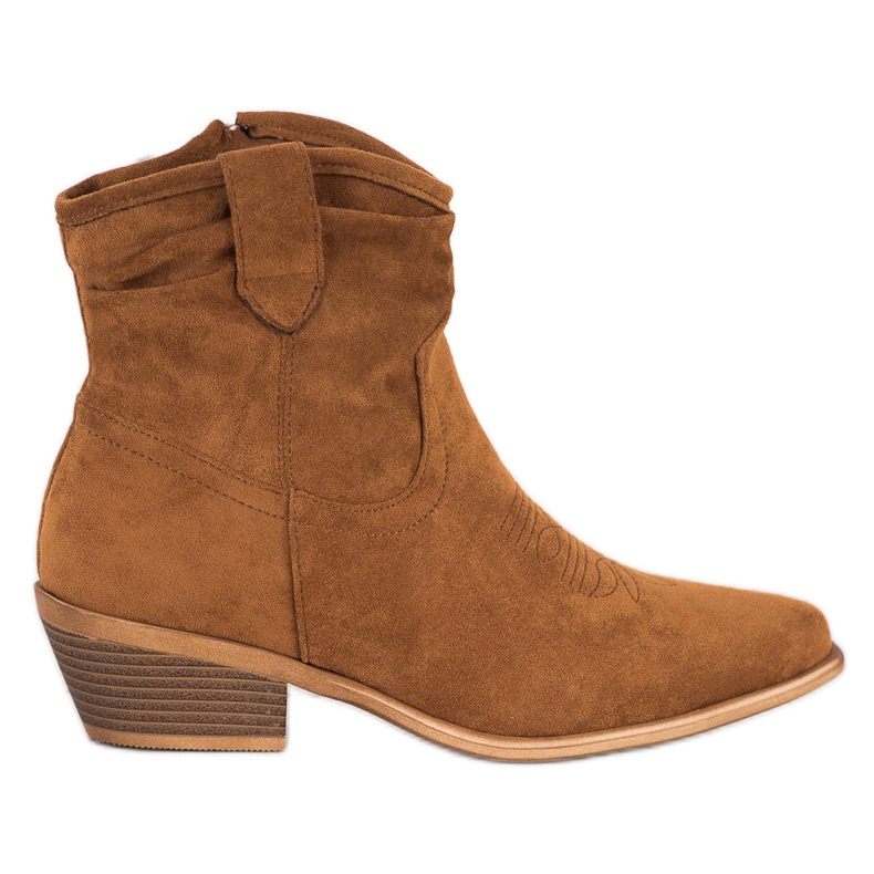 Cm Paris Cowboystövlar i mocka brun