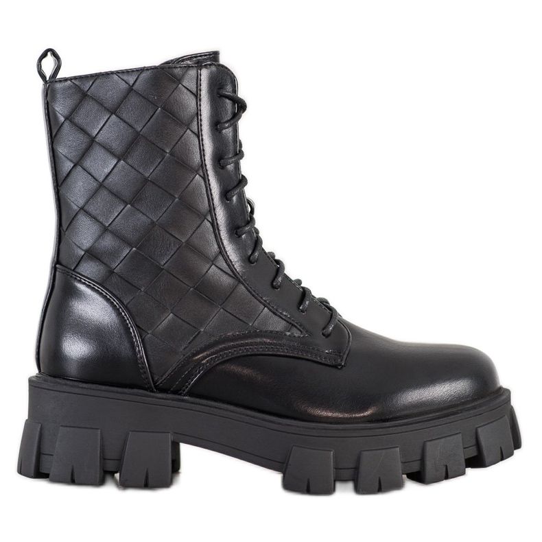 Seastar Black Fashion Trappers svart