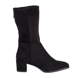 Höga stövlar från Sergio Leone svart