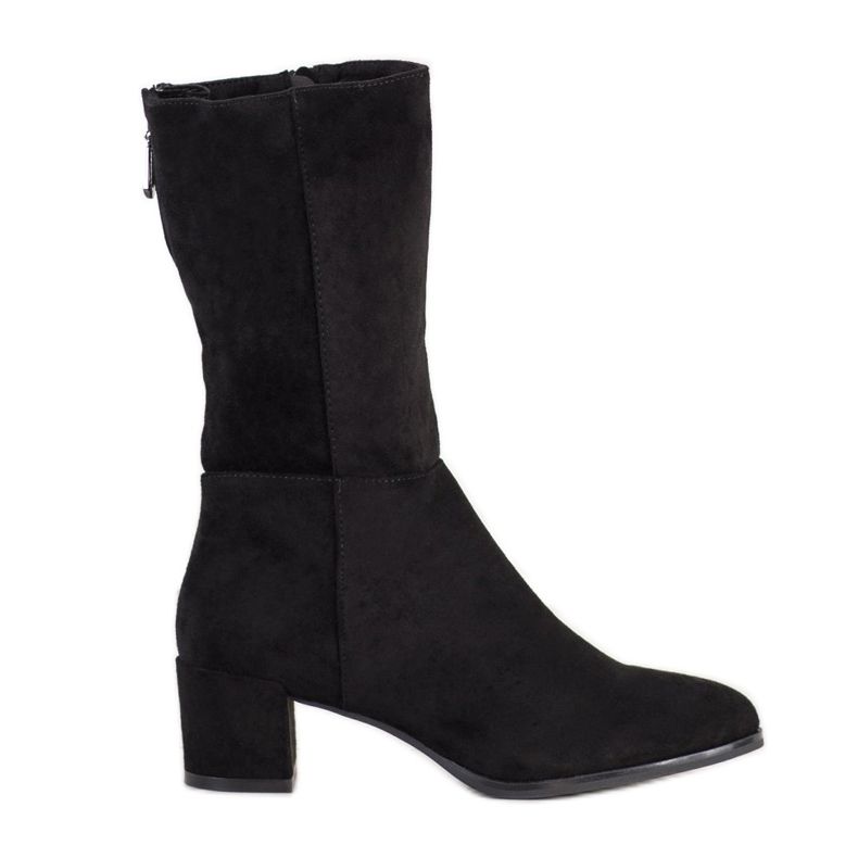 Höga stövlar från Sergio Leone svart