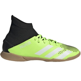 Grön adidas Predator 20.3 In Junior fotbollsskor EH3028