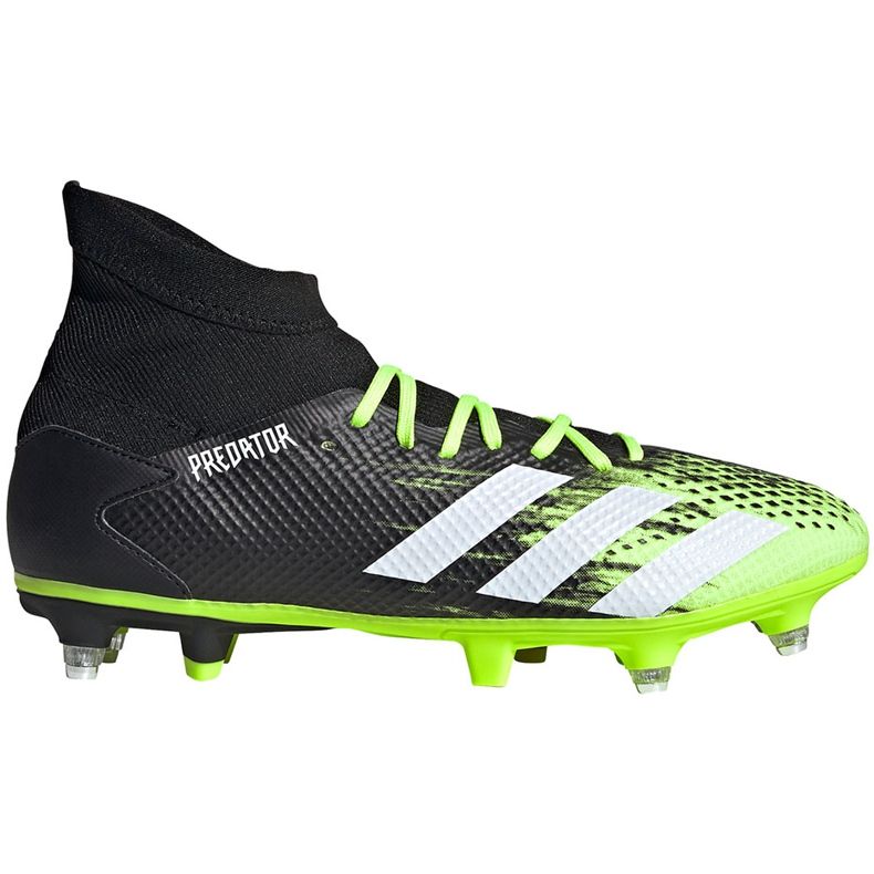 Fotbollsskor adidas Predator 20.3 Sg svart och grön EH2904 mångfärgad
