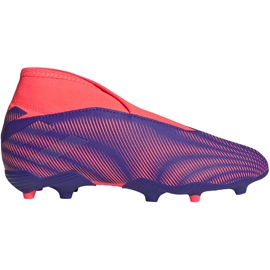 Adidas Nemeziz.3 Ll Fg Junior lila-rosa EH0583 fotbollsskor violett