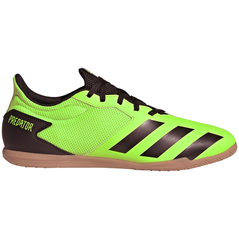 Adidas Predator 20.4 In Sala fotbollsskor gröna och svarta EH3005