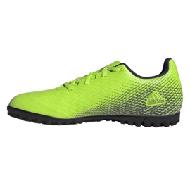 Adidas X Ghosted.4 Tf M EG8238 fotbollsskor flerfärgad grön