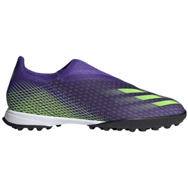 Adidas X Ghosted.3 Ll Tf M EG8159 fotbollsskor mångfärgad purpur