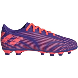Adidas Nemeziz.4 FxG Junior EH0585 fotbollsskor lila, röd violett