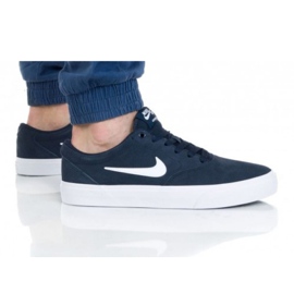 Nike Sb Charge Suede M CT3463-401 sko vit marinblå