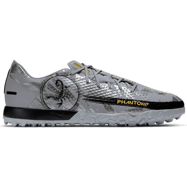 Nike Phantom Gt Scorpion Academy Dynamic Fit Tf DA2263 001 fotbollsskor grå svart