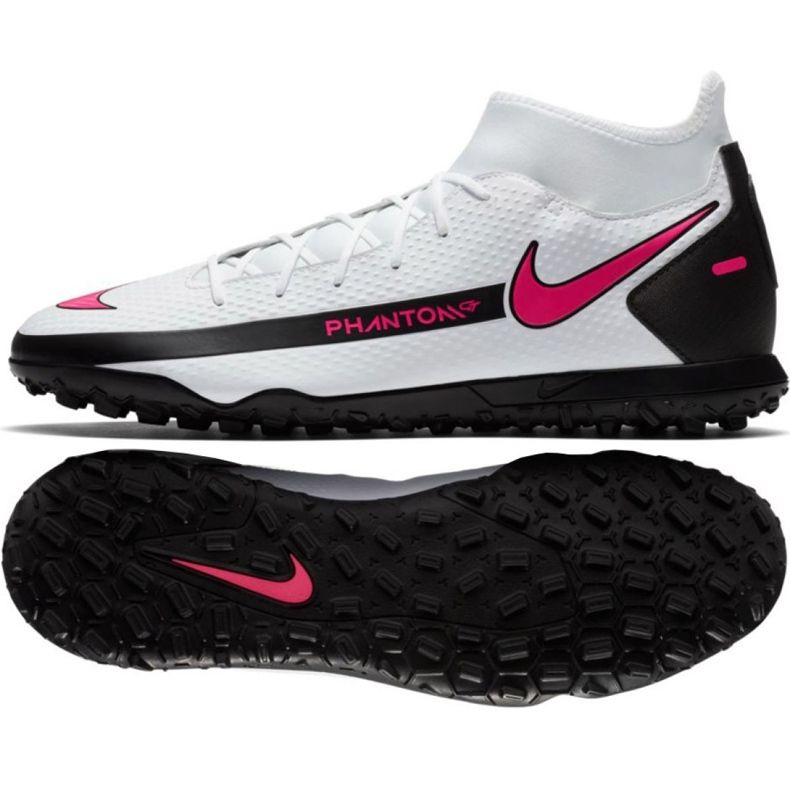 Nike Phantom Gt Club Df Tf CW6670 160 fotbollssko vit flerfärgad