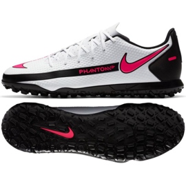 Nike Phantom Gt Club Tf M CK8469 160 fotbollssko vit flerfärgad