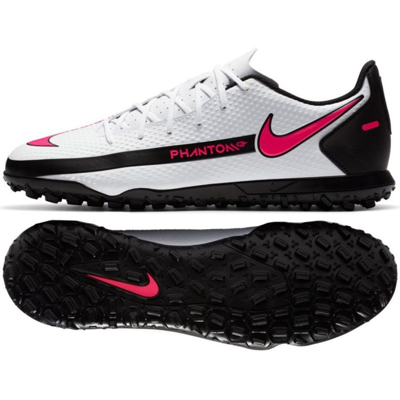 Nike Phantom Gt Club Tf M CK8469 160 fotbollssko vit flerfärgad