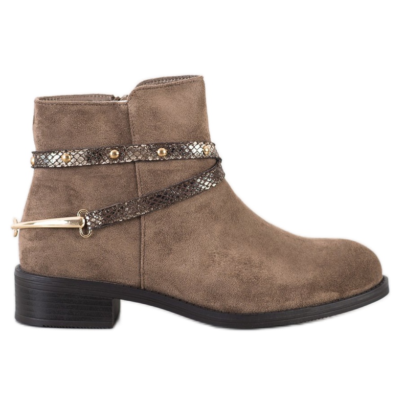 Bestelle Trendiga bruna stövlar