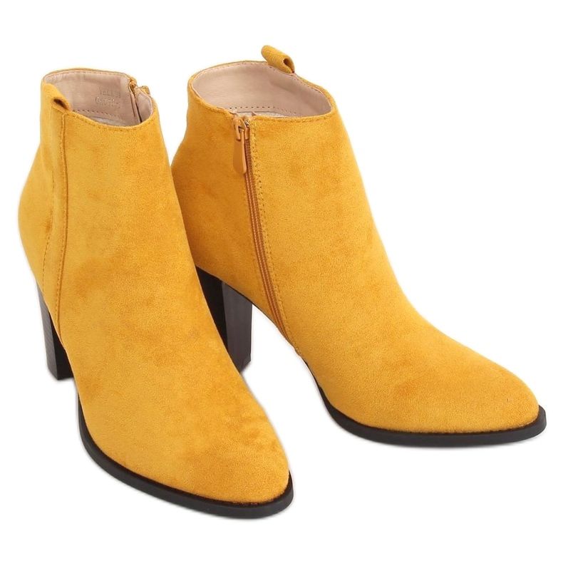 Klassiska höga klackar UK09P Gul honung