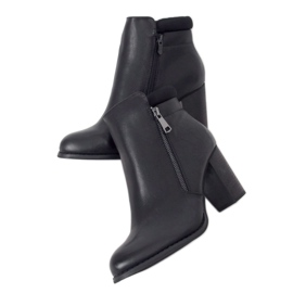 Svart 4599 Svarta höga klackar