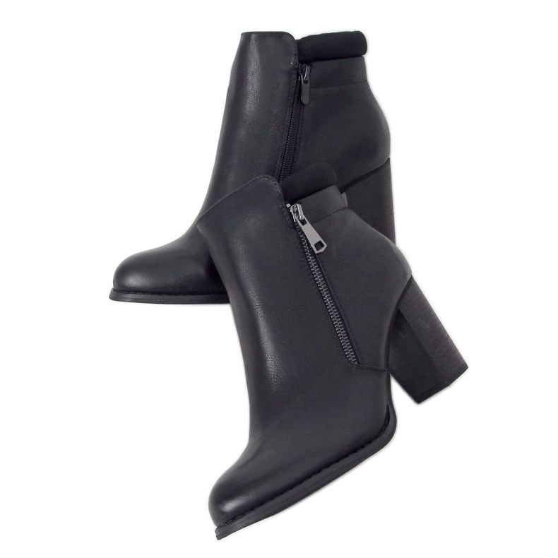 Svart 4599 Svarta höga klackar