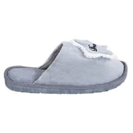 Bona Bekväma drömtofflor grå