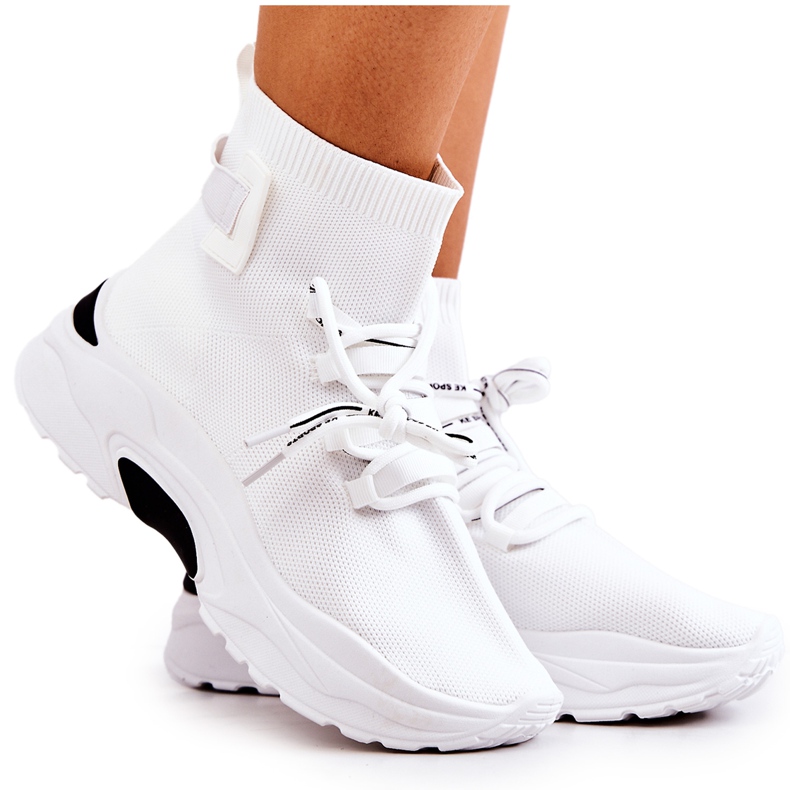 Kvinnors sportstrumpor Vit KeSports