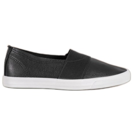 Bona Slip On Sneakers svart