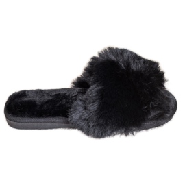 Bona Snygga svarta tofflor