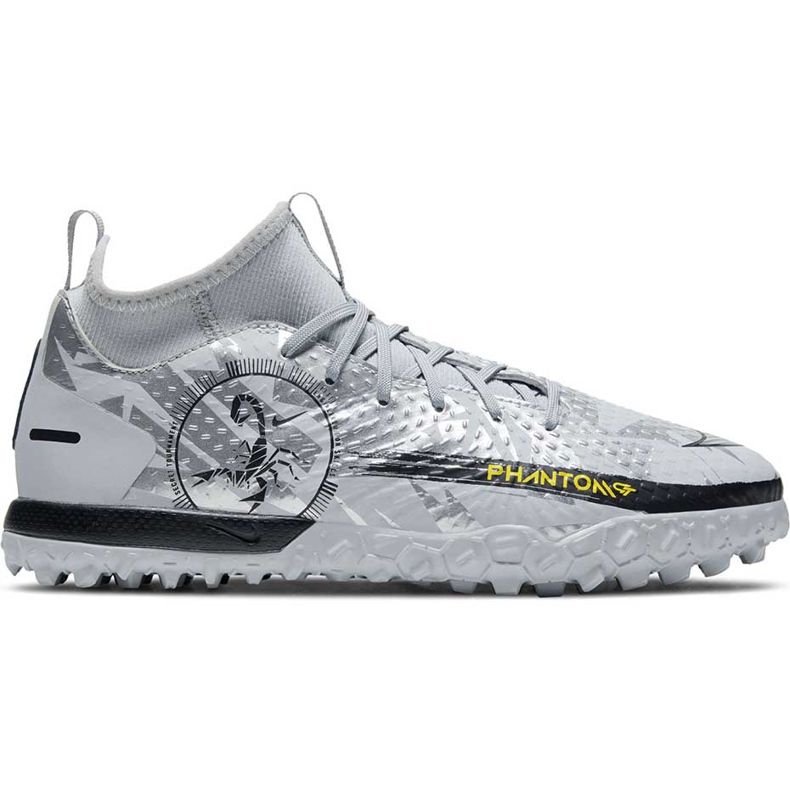 Nike Phantom Gt Scorpion Academy Dynamic Fit Tf Junior DA2289 001 fotbollsskor silver- silver-