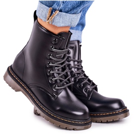 Varma stövlar för kvinnor Matt Black Thunder svart