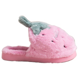 Bona Jordgubbs tofflor rosa grön