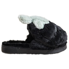 Bona Jordgubbs tofflor svart grå