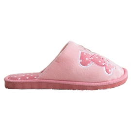Bona Varma Happy Comfort -tofflor vit rosa