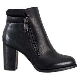 Super Mode Klassiska stövlar med dragkedja svart