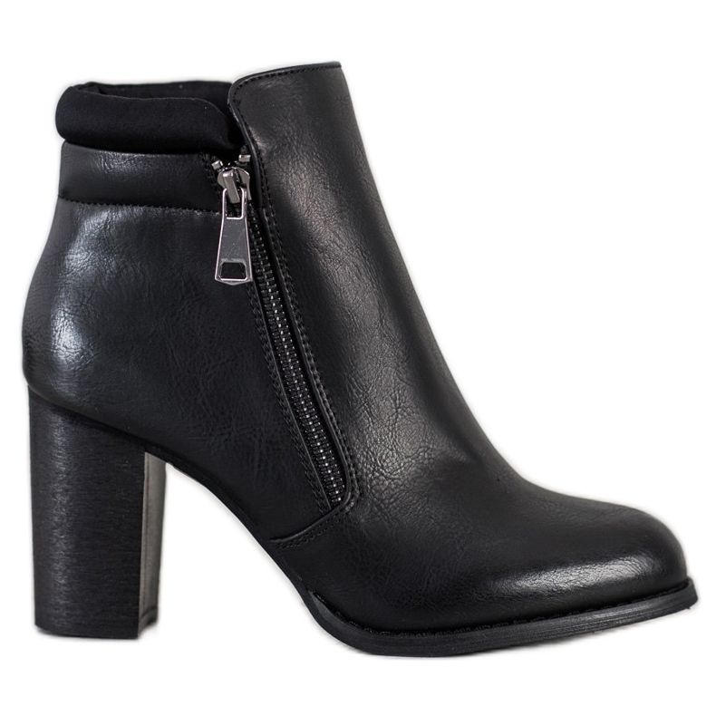 Super Mode Klassiska stövlar med dragkedja svart