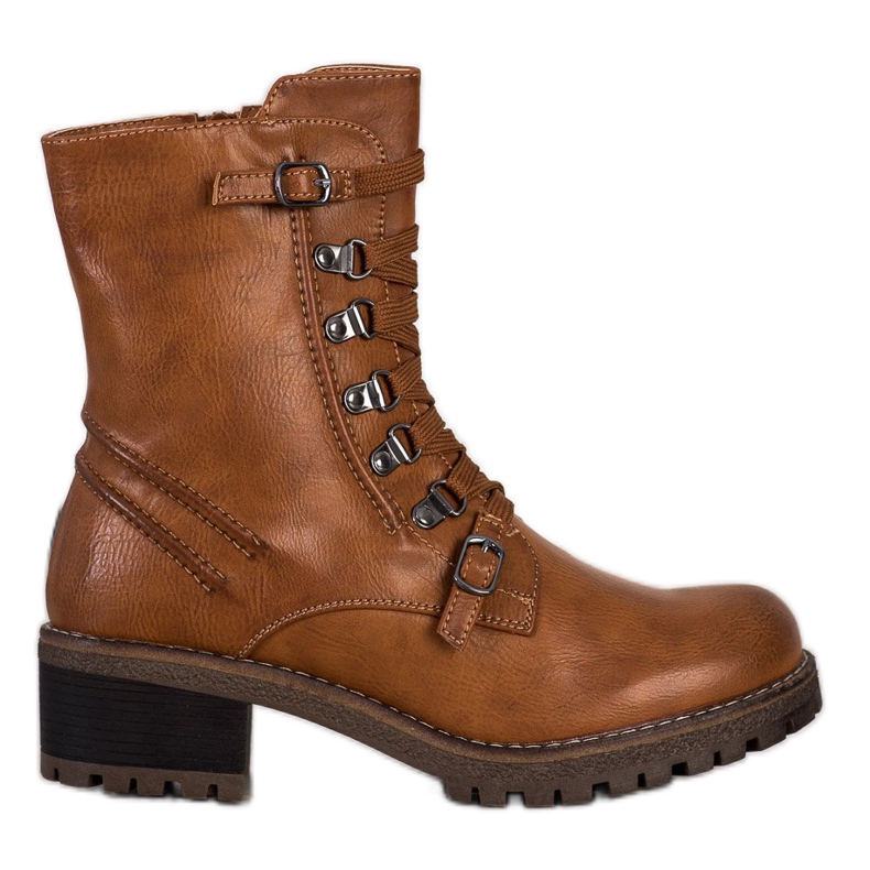 Super Mode Snörning av bruna arbetare