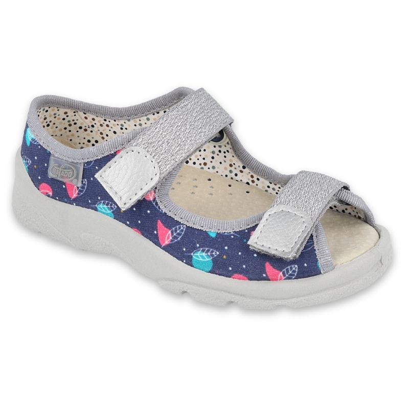 Befado barnskor 869X144 blå silver- grå