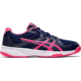 Asics Upcourt 3 volleybollskor för kvinnor, marinblå-rosa 1072A012 407