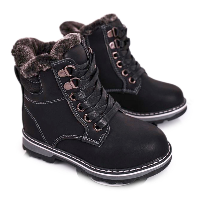 Barnfångare isolerade med pälssvart Luke