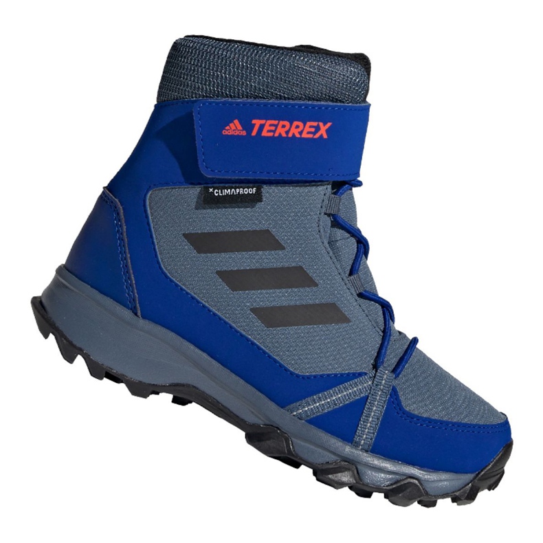 Adidas Terrex Snow Cf Cp Cw Jr G26579 skor svart blå grå