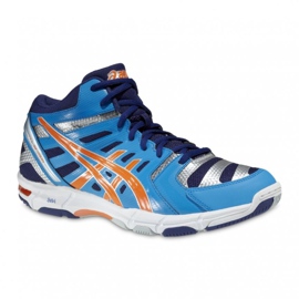 Asics Gel-Beyond 4 Mt B403N-4130 volleybollskor lila, blå, orange, grå / silver blå
